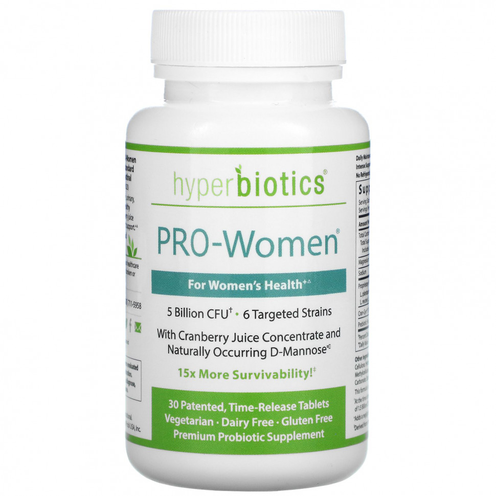  Hyperbiotics, PRO-Women, 5  , 30       -     , -, 