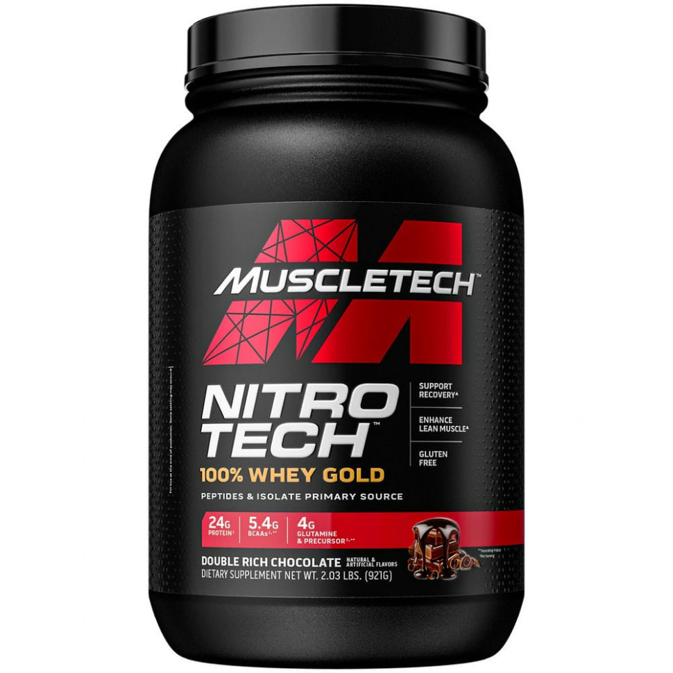  Muscletech, Performance Series, Nitro Tech, 100% Whey Gold (100% ),  , 1,02  (2,24 )    -     , -, 