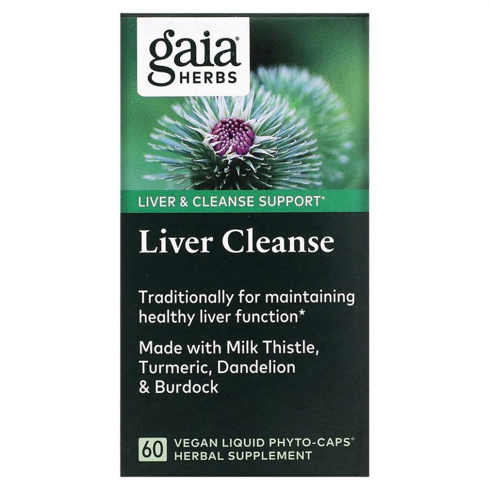  Gaia Herbs, Liver Cleanse, 60  -      -     , -, 