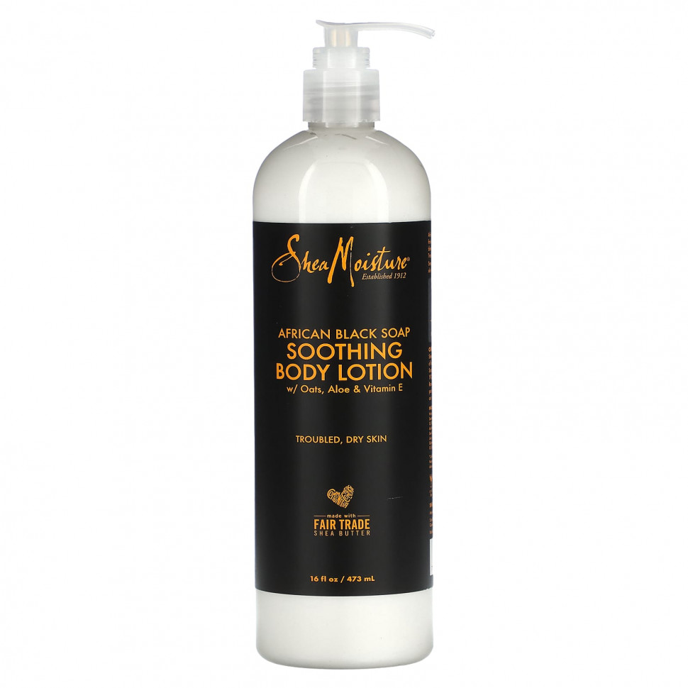  SheaMoisture, African Black Soap,    , 473  (16 . )    -     , -, 