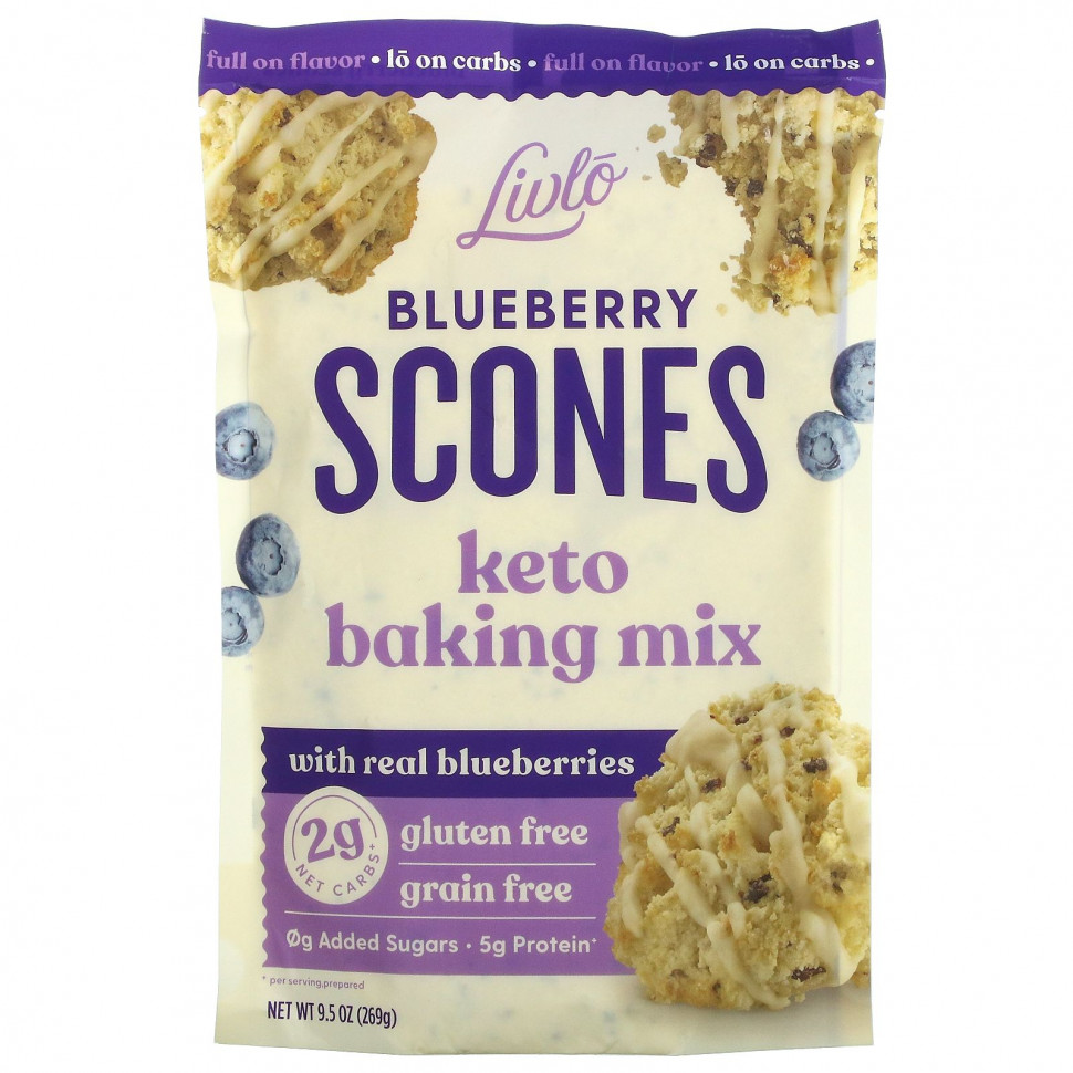  Livlo, Blueberry Scones,   -   , 269  (9,5 )    -     , -, 