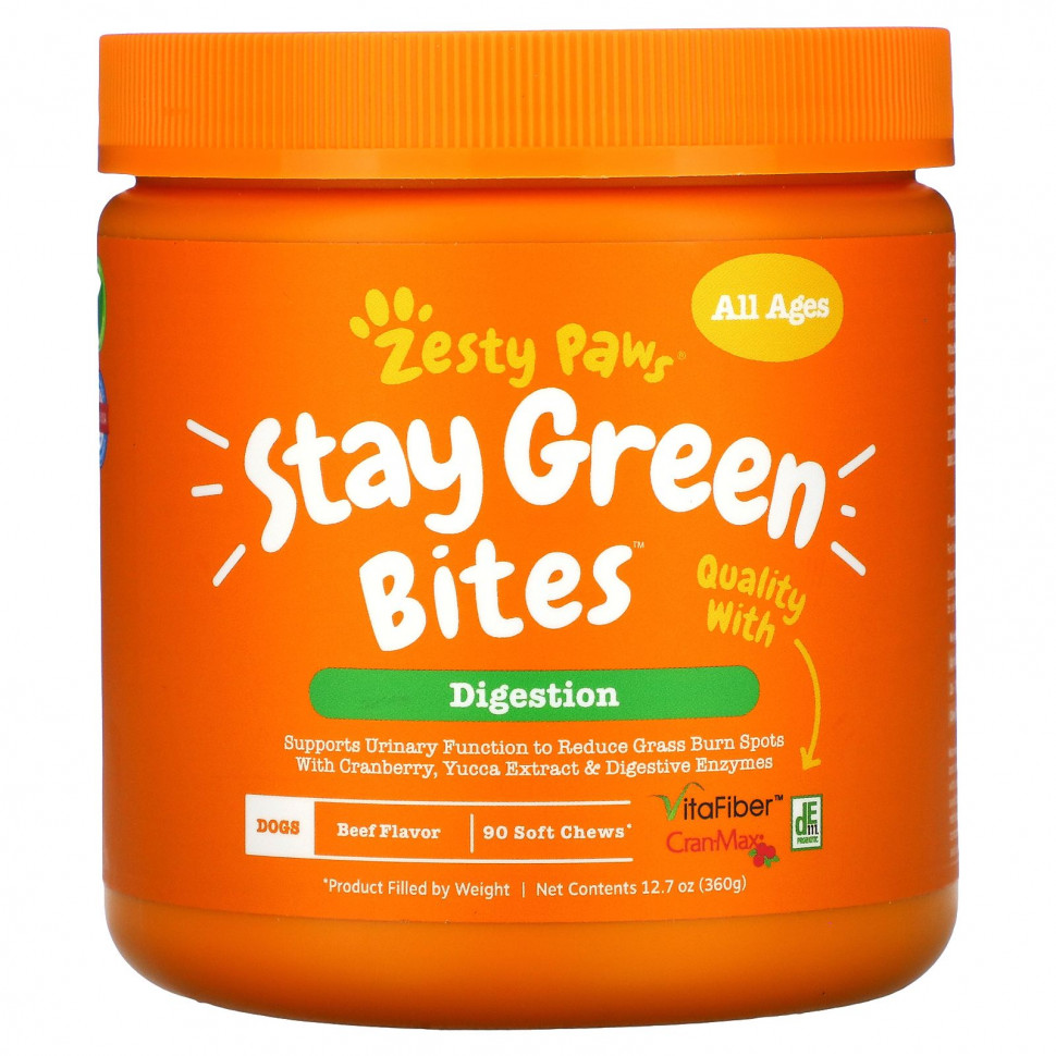  Zesty Paws, Stay Green Bites For Dogs,  ,   ,   , 90      -     , -, 