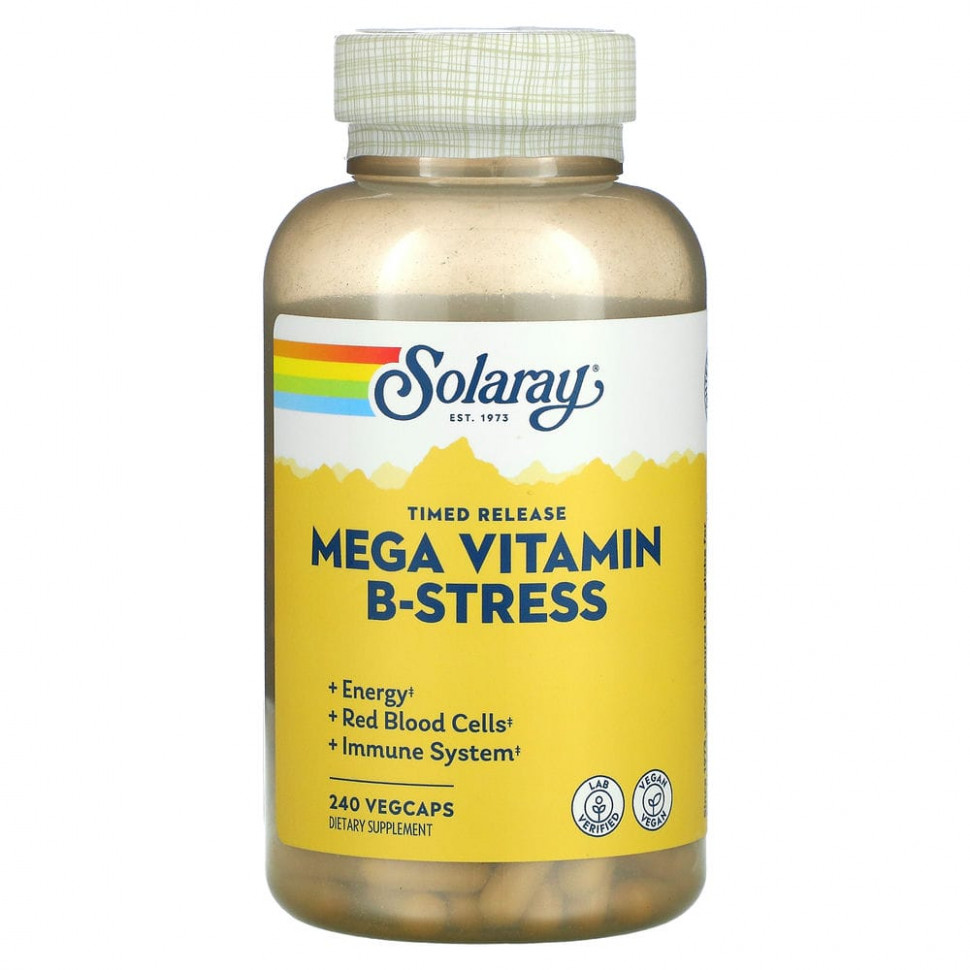  Solaray, Mega B-Stress,   , 240      -     , -, 