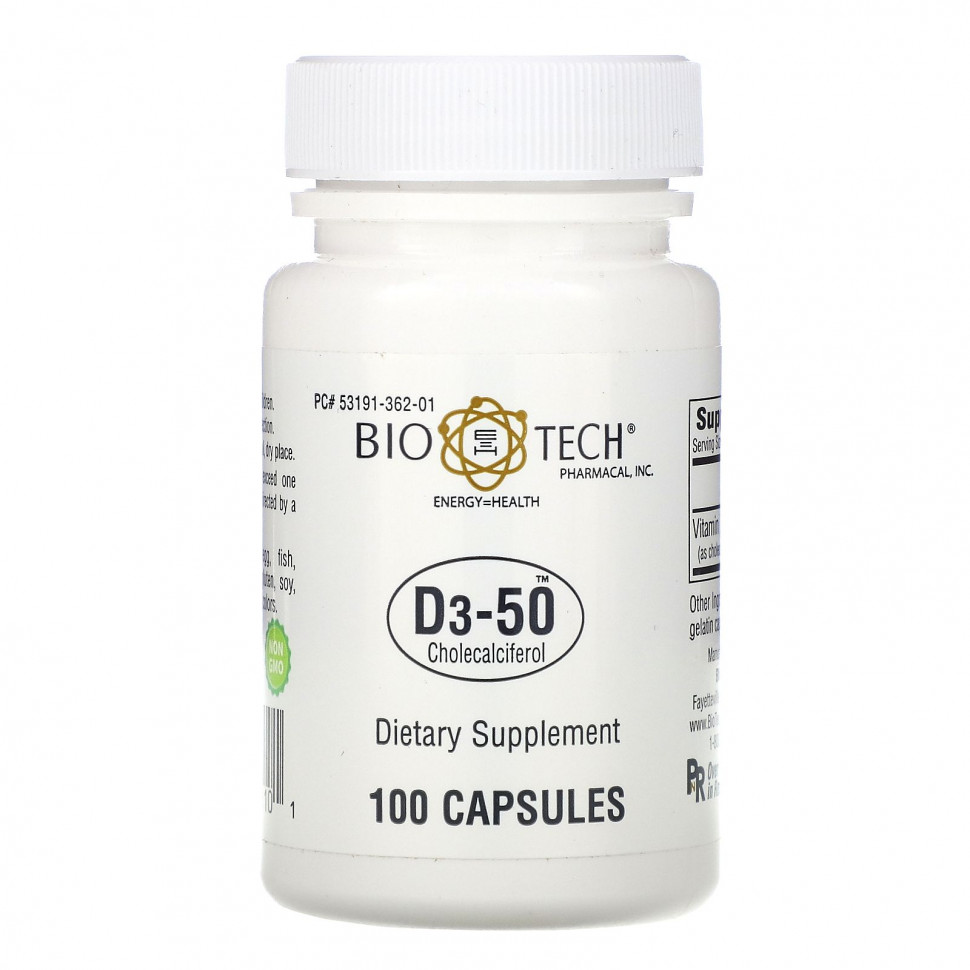  Bio Tech Pharmacal, D3-50, , 100     -     , -, 