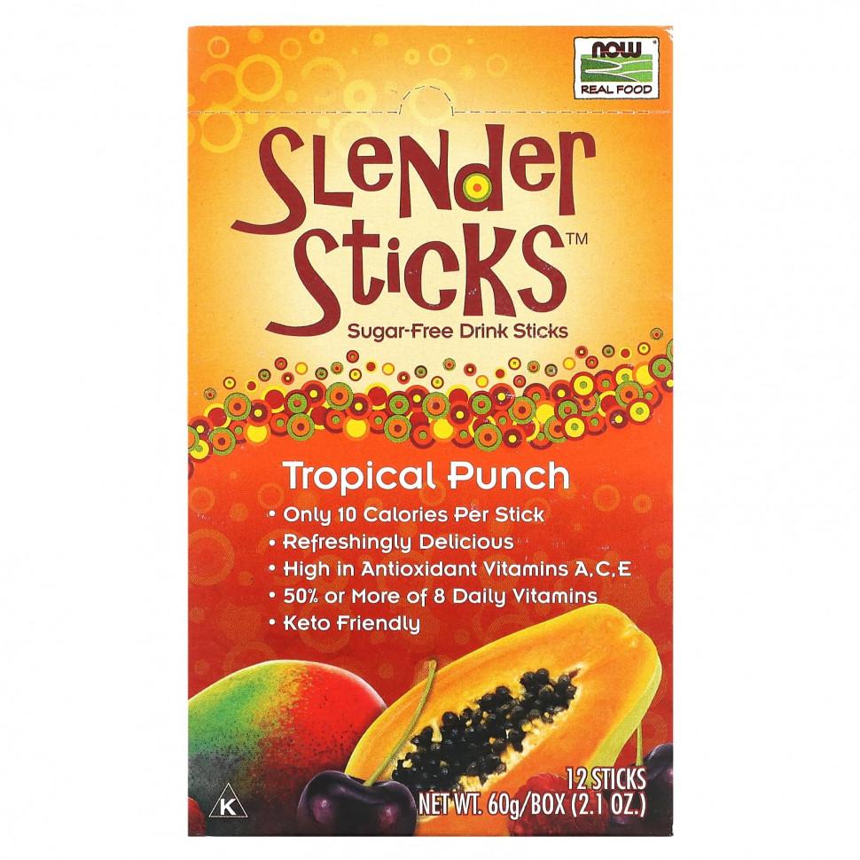  NOW Foods, Slender Sticks,  , 12   5  (0,18 )    -     , -, 