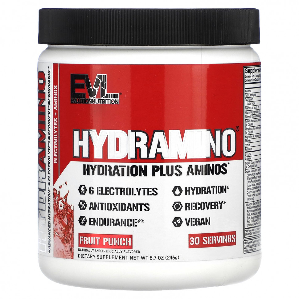  EVLution Nutrition, HydrAmino,  , 246  (8,7 )    -     , -, 