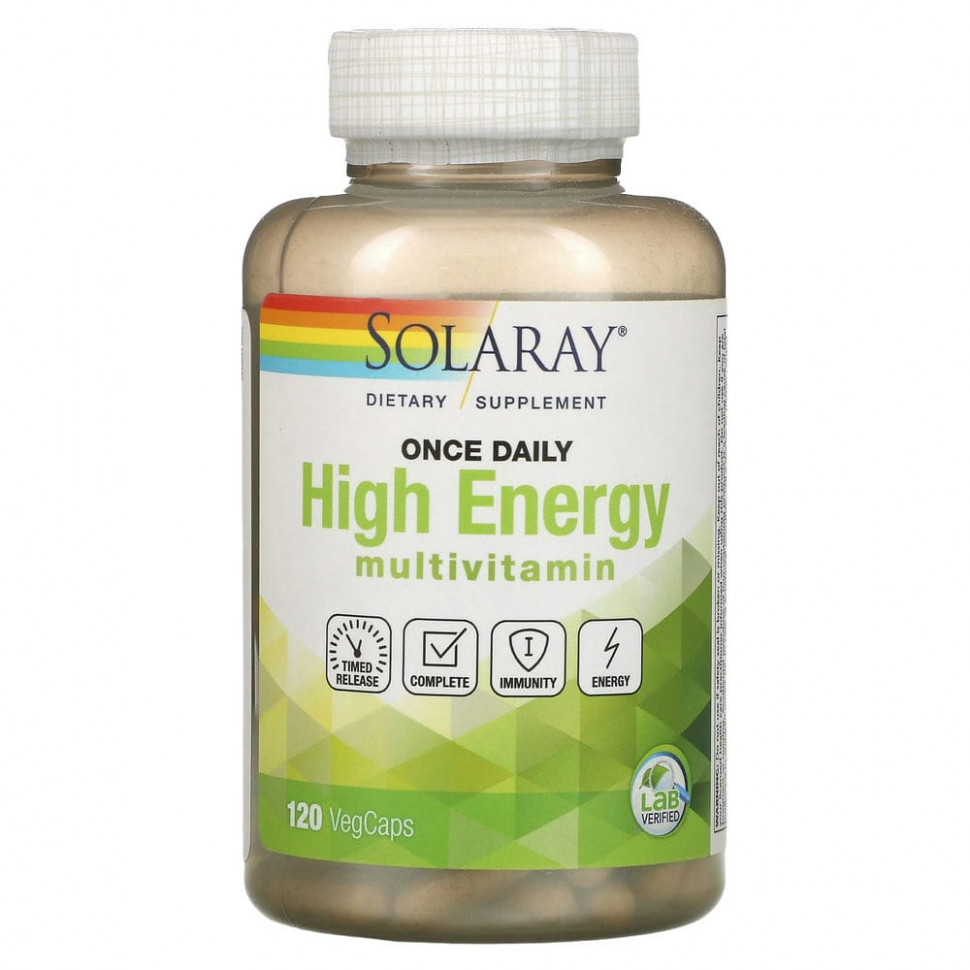  Solaray, Once Daily,    , 120      -     , -, 