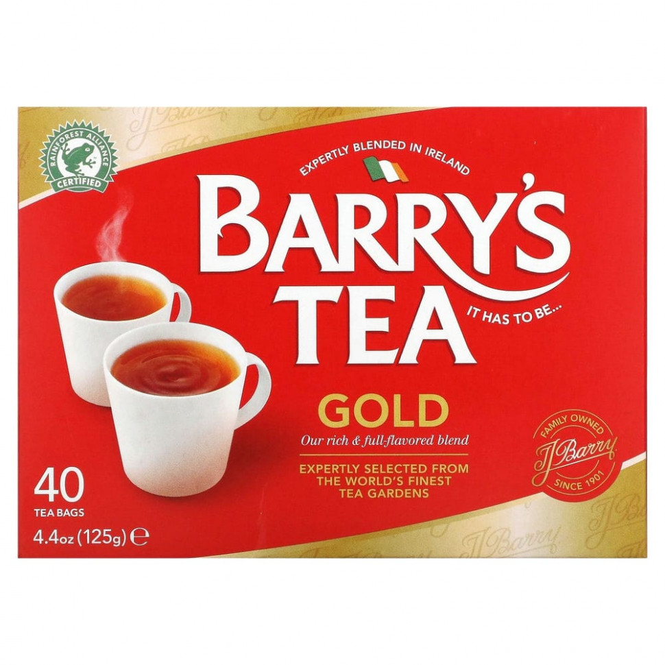  Barry's Tea,  , 40  , 125  (4,4 )    -     , -, 