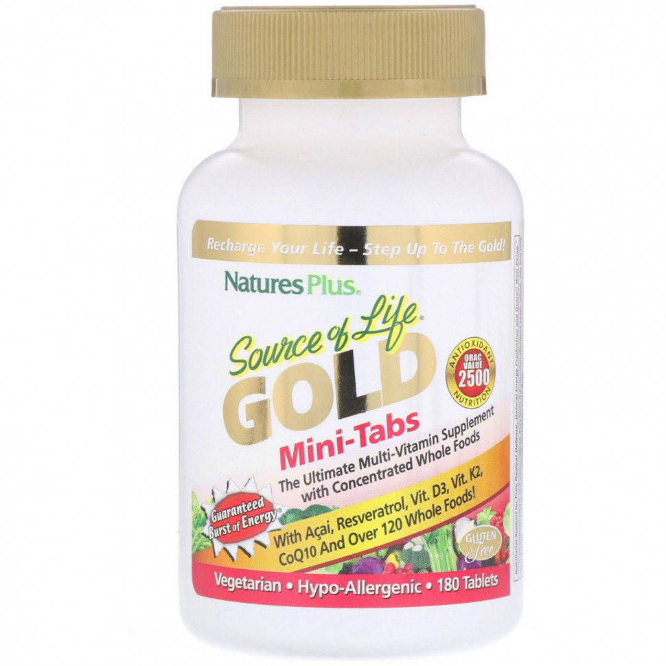  NaturesPlus, Source of Life, Gold, -,   , 180     -     , -, 