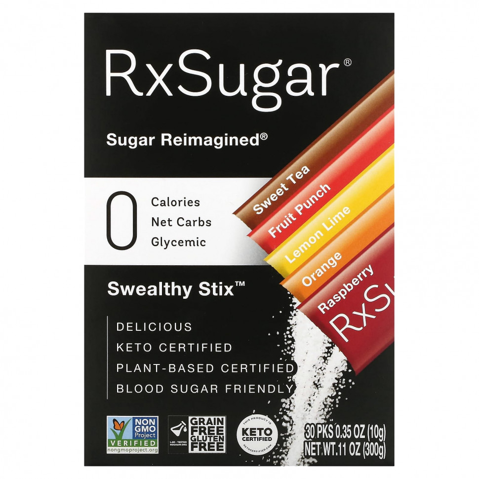  RxSugar, Swealthy Stix, Sweet Tea,  ,   , , , 30   10  (0,35 )    -     , -, 