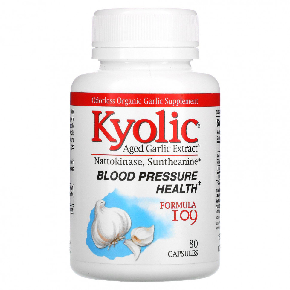  Kyolic, Aged Garlic Extract,   ,    ,  109, 80     -     , -, 