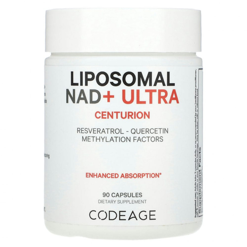  Codeage, Liposomal NAD + Ultra Centurion`` 90     -     , -, 