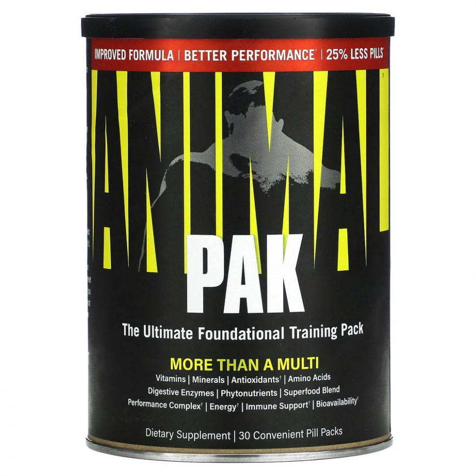  Universal Nutrition, Animal, PAK, 30      -     , -, 