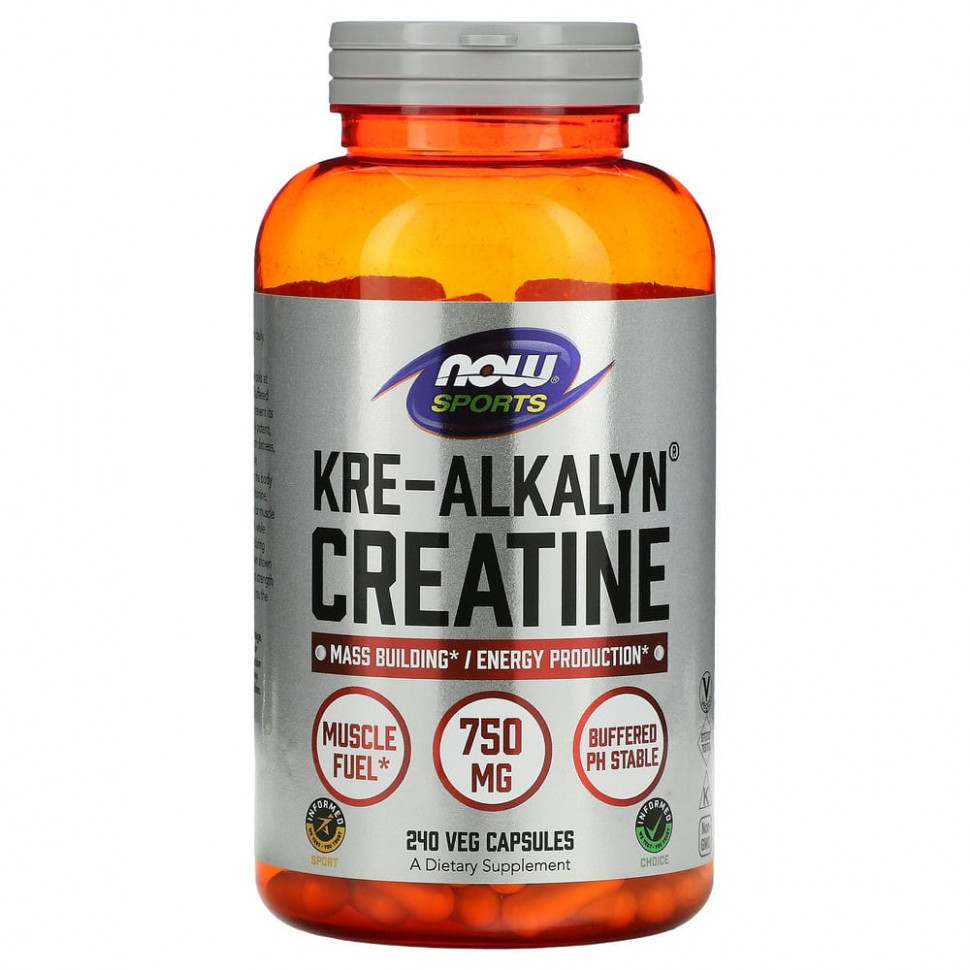  NOW Foods, Kre-Alkalyn Creatine    , 750 , 240      -     , -, 