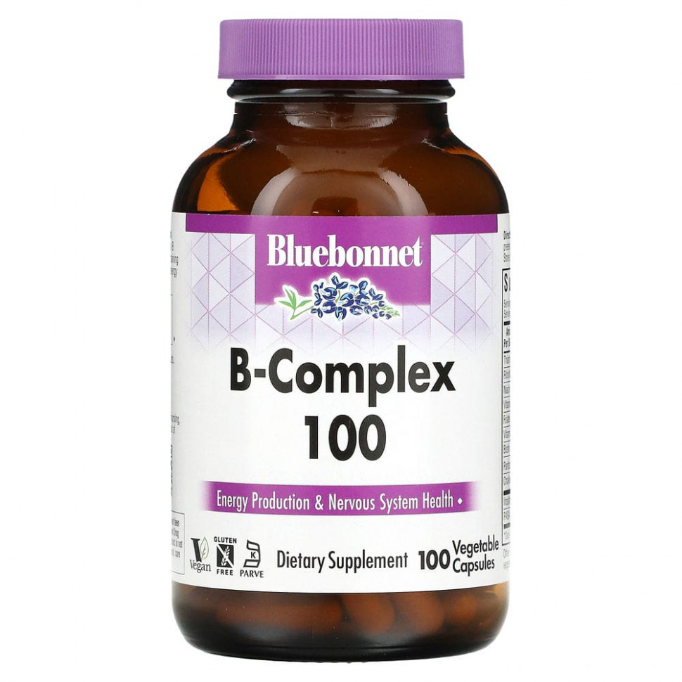  Bluebonnet Nutrition, B-Complex 100,   B, 100      -     , -, 