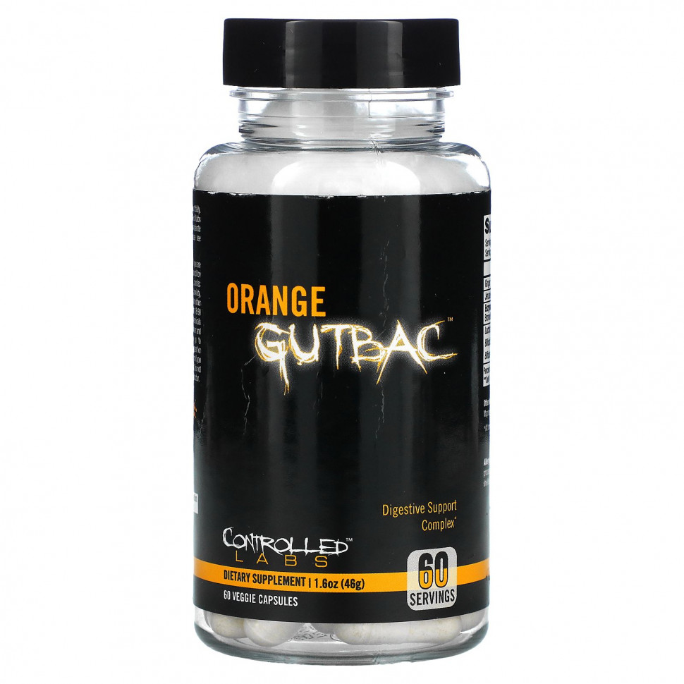  Controlled Labs, Orange GutBAC, 60      -     , -, 