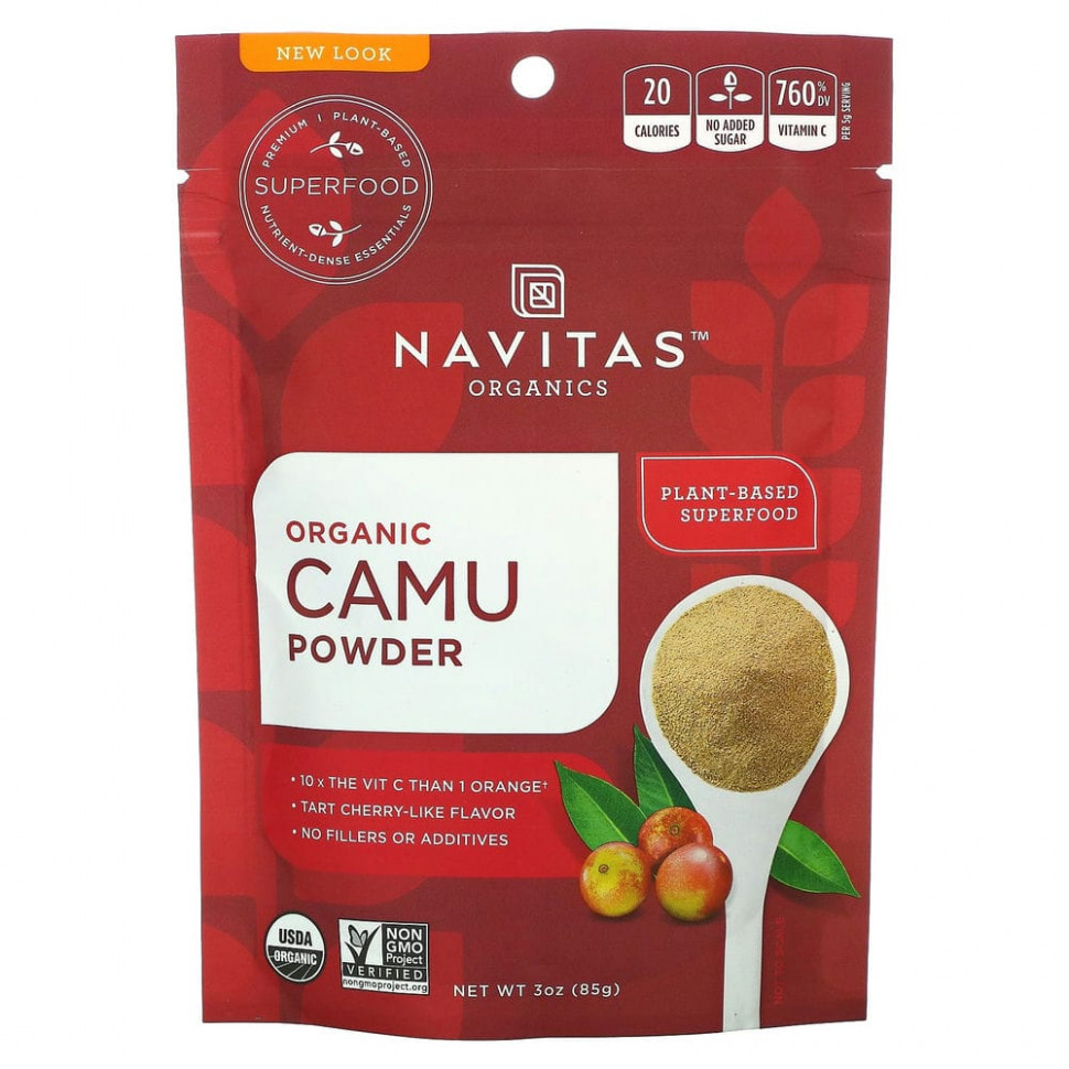  Navitas Organics, Organic Camu Powder, 85  (3 )    -     , -, 