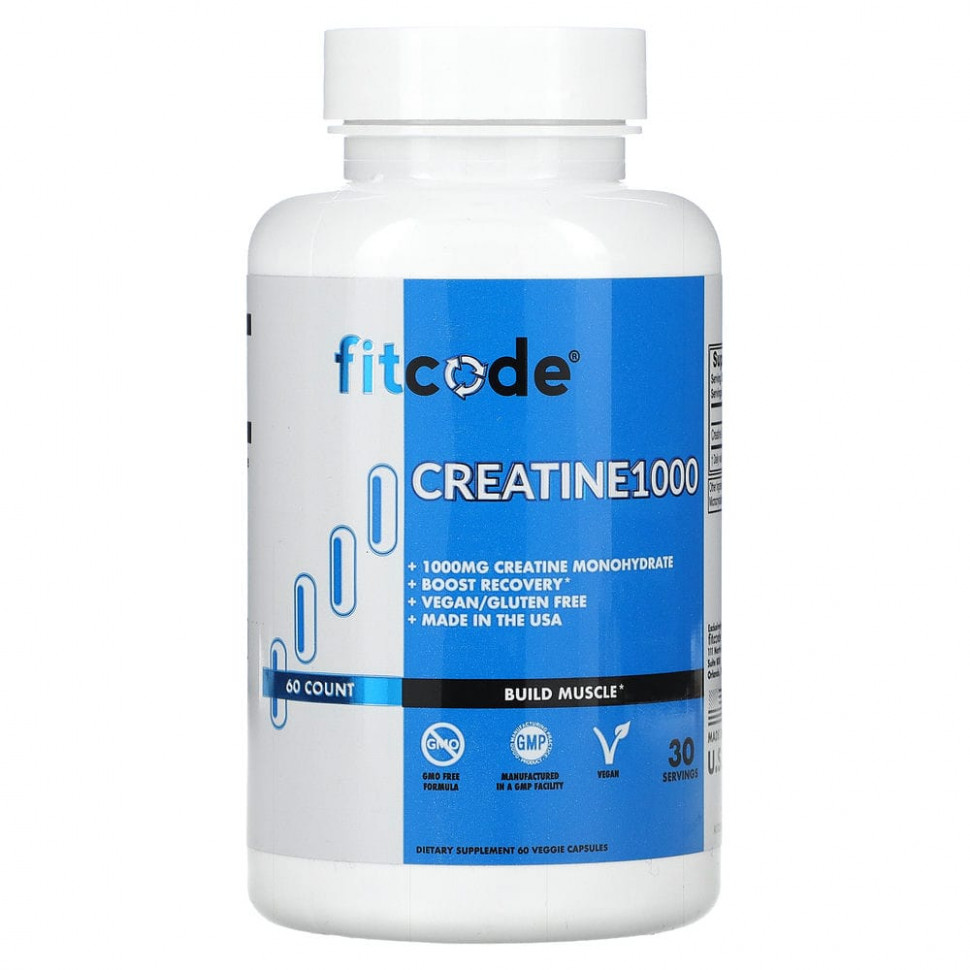  FITCODE, Creatine1000, 500 , 60      -     , -, 