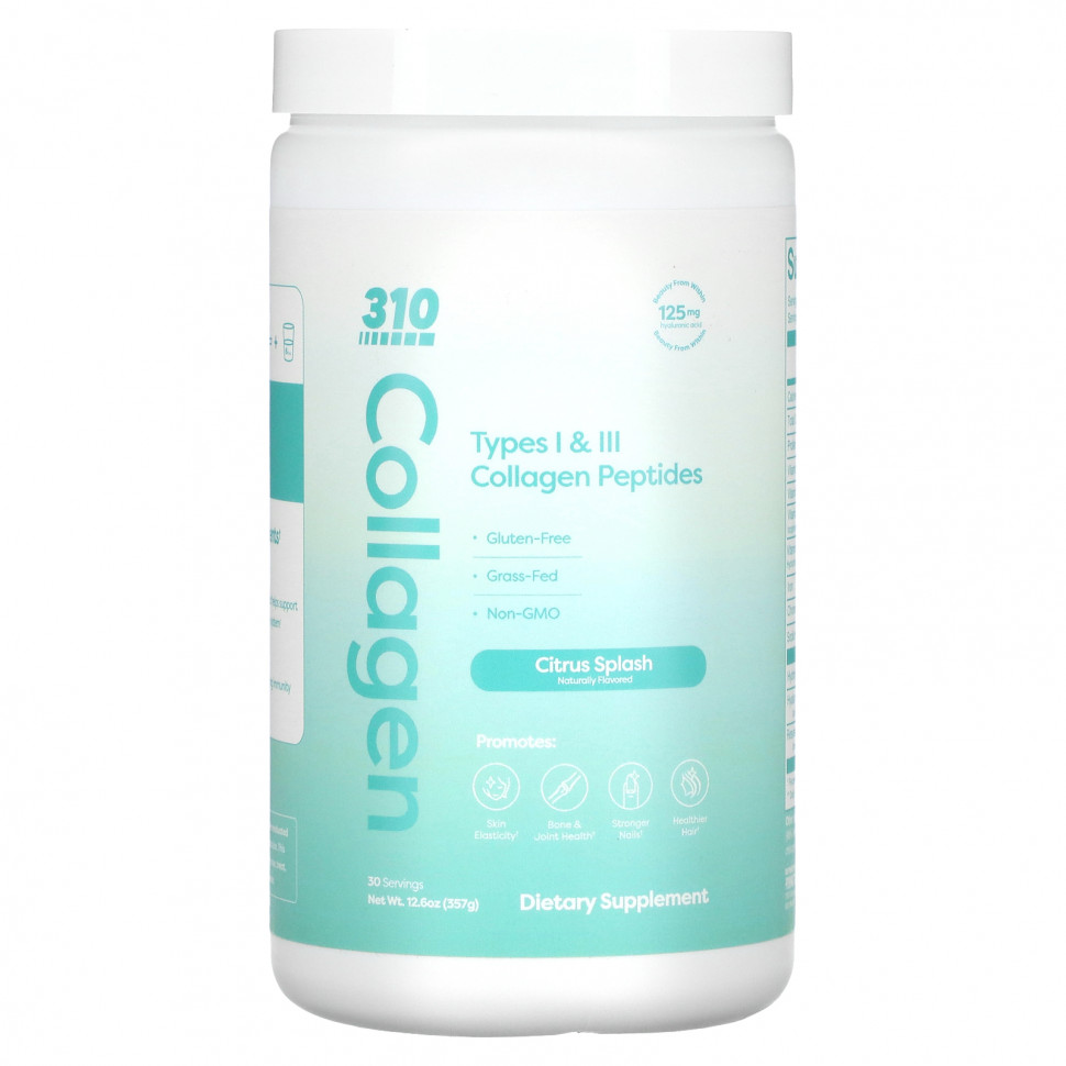  310 Nutrition, Collagen,    I  III, , 357  (12,6 )    -     , -, 