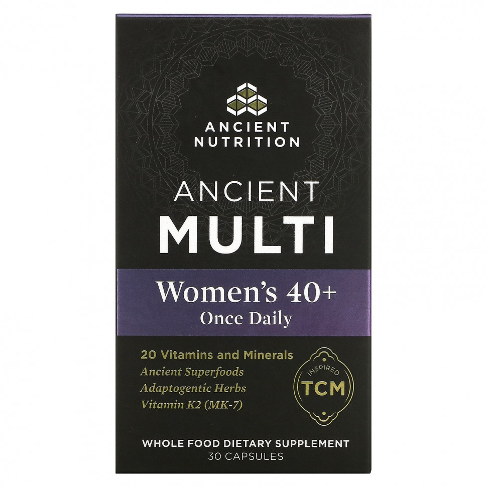  Dr. Axe / Ancient Nutrition, Ancient Multi,    40 , 1   , 30     -     , -, 