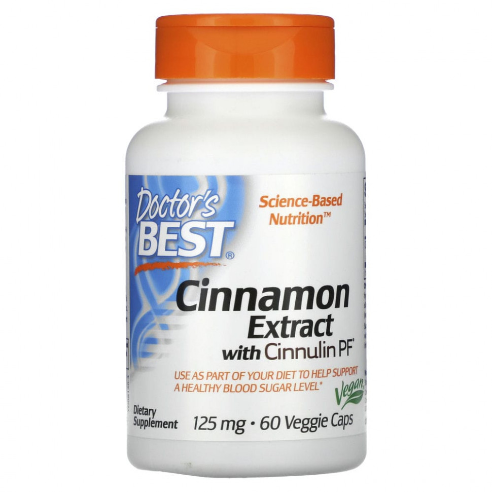  Doctor's Best,    Cinnulin PF, 125 , 60      -     , -, 