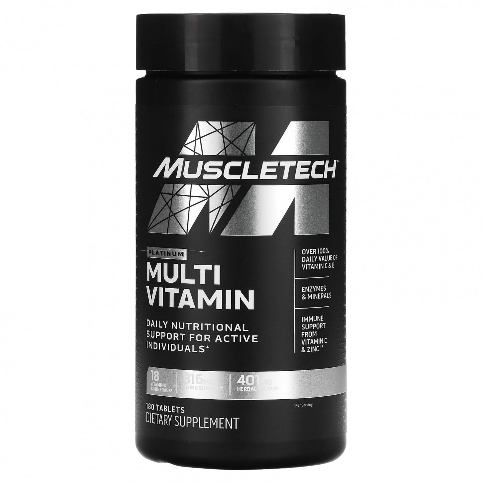  MuscleTech, Platinum, , 180     -     , -, 