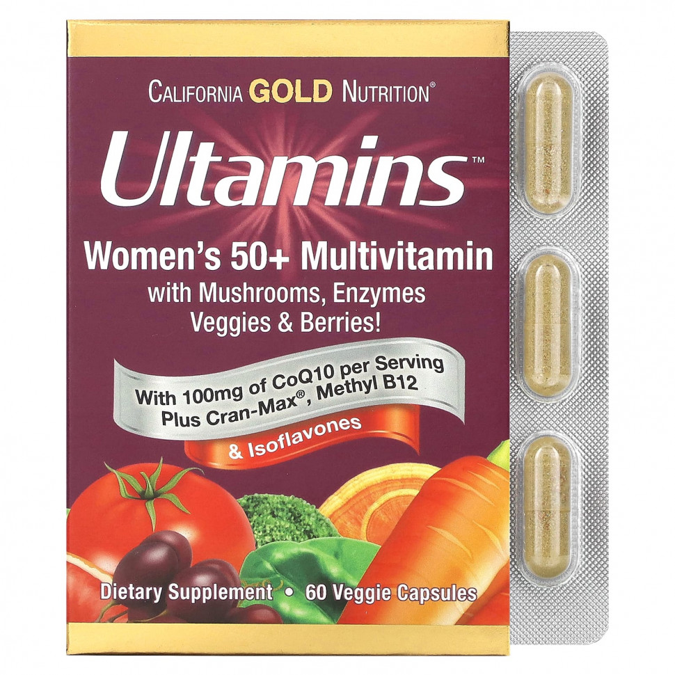  California Gold Nutrition, Ultamins,     50 ,   Q10, 60      -     , -, 