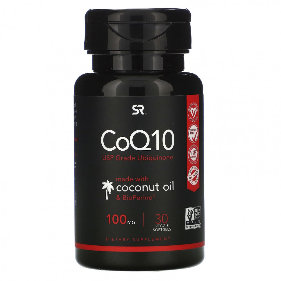  Sports Research,  Q10   BioPerine   , 100 , 30       -     , -, 