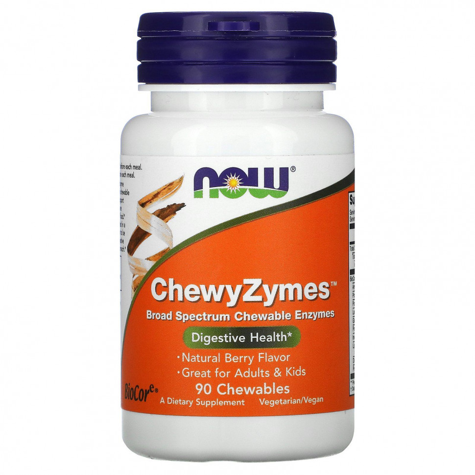  NOW Foods, ChewyZymes,   , 90      -     , -, 