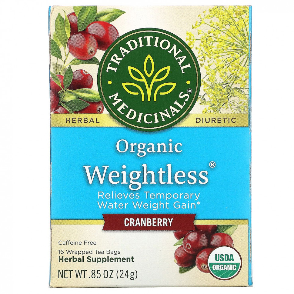  Traditional Medicinals, Organic Weightless, ,  , 16  , 24  (0,85 )    -     , -, 