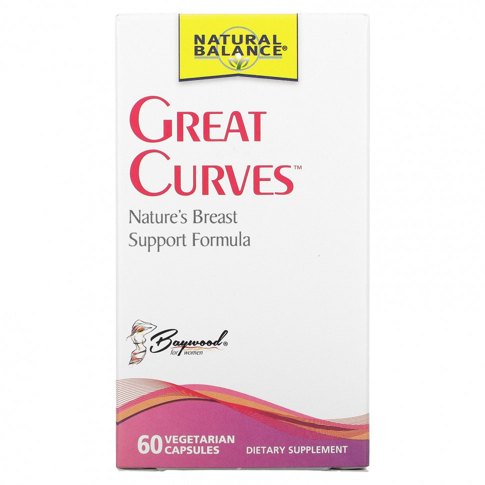  Natural Balance, Great Curves, 60 Vegetarian Capsules    -     , -, 