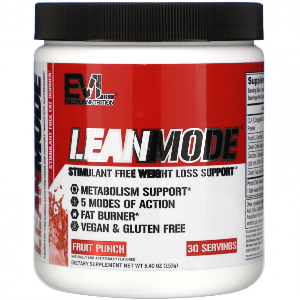  EVLution Nutrition, LeanMode,  , 153  (5,40 )    -     , -, 