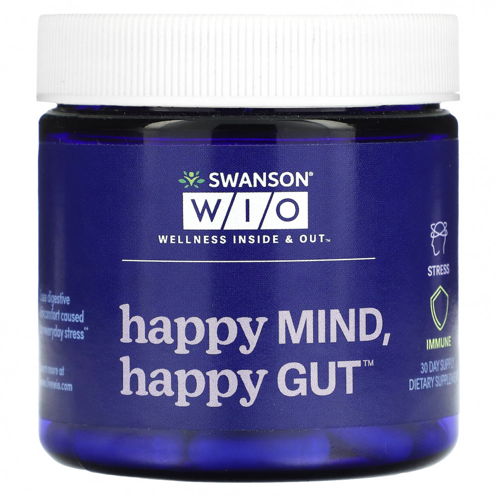  Swanson WIO, Happy Mind, Happy Gut, 30      -     , -, 