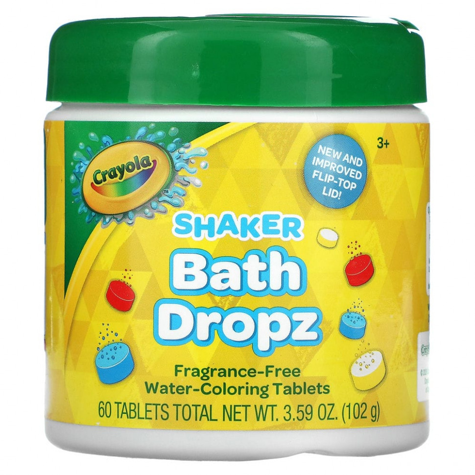  Crayola, Shaker Bath Dropz,    3 ,  , 60 , 102  (3,59 )    -     , -, 