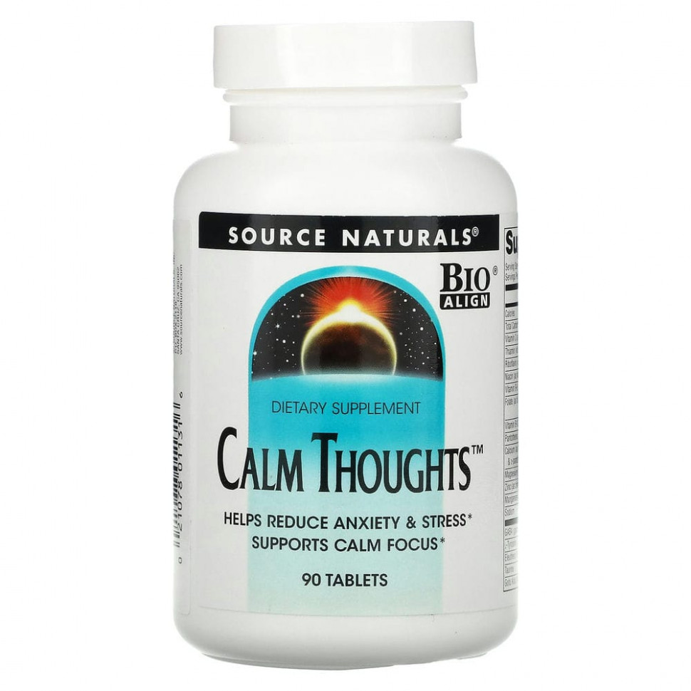  Source Naturals, Calm Thoughts, 90     -     , -, 