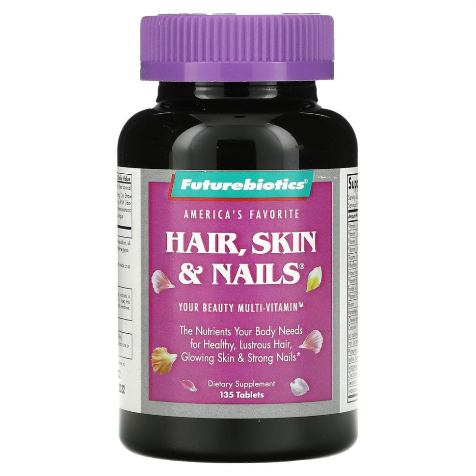  FutureBiotics, Hair, Skin & Nails,     ,   , 135     -     , -, 