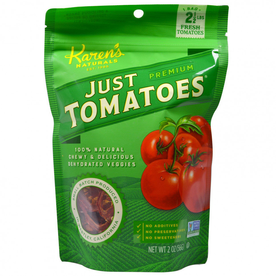  Karen's Naturals, Just Tomatoes, Premium, 2  (56 )  Iherb ()  