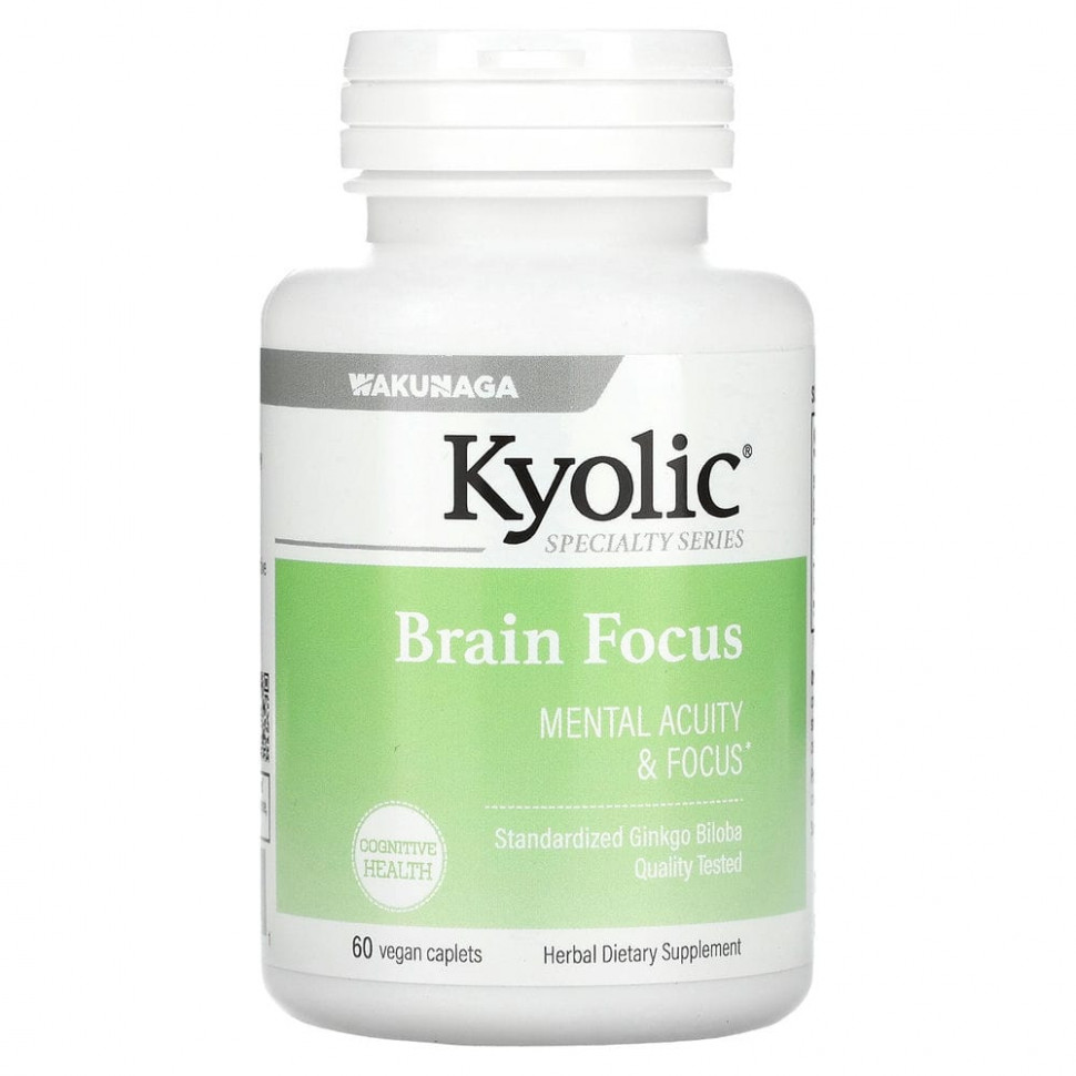  Kyolic, Brain Focus, 60      -     , -, 