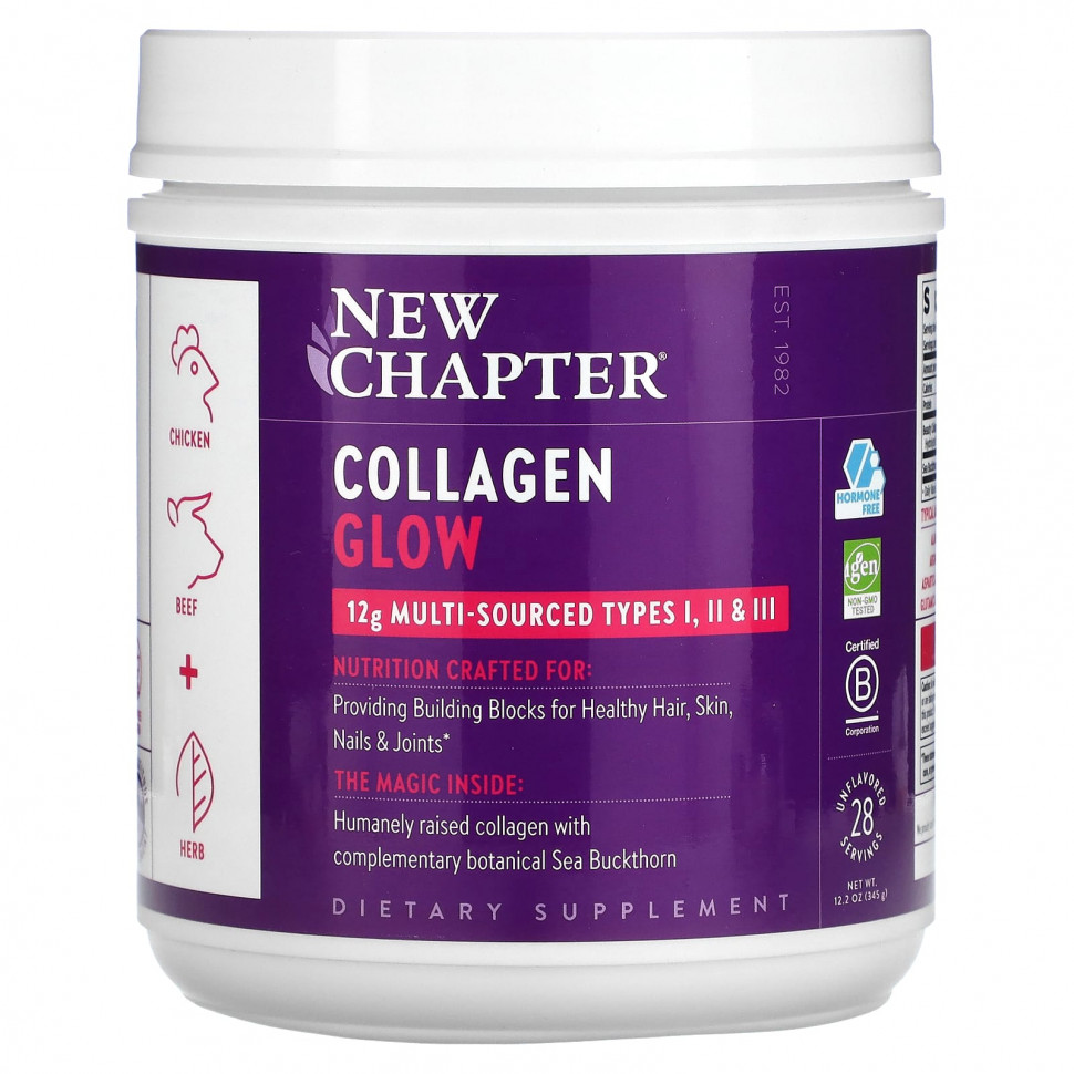  New Chapter, Collagen Glow,  , 345  (12,2 )    -     , -, 