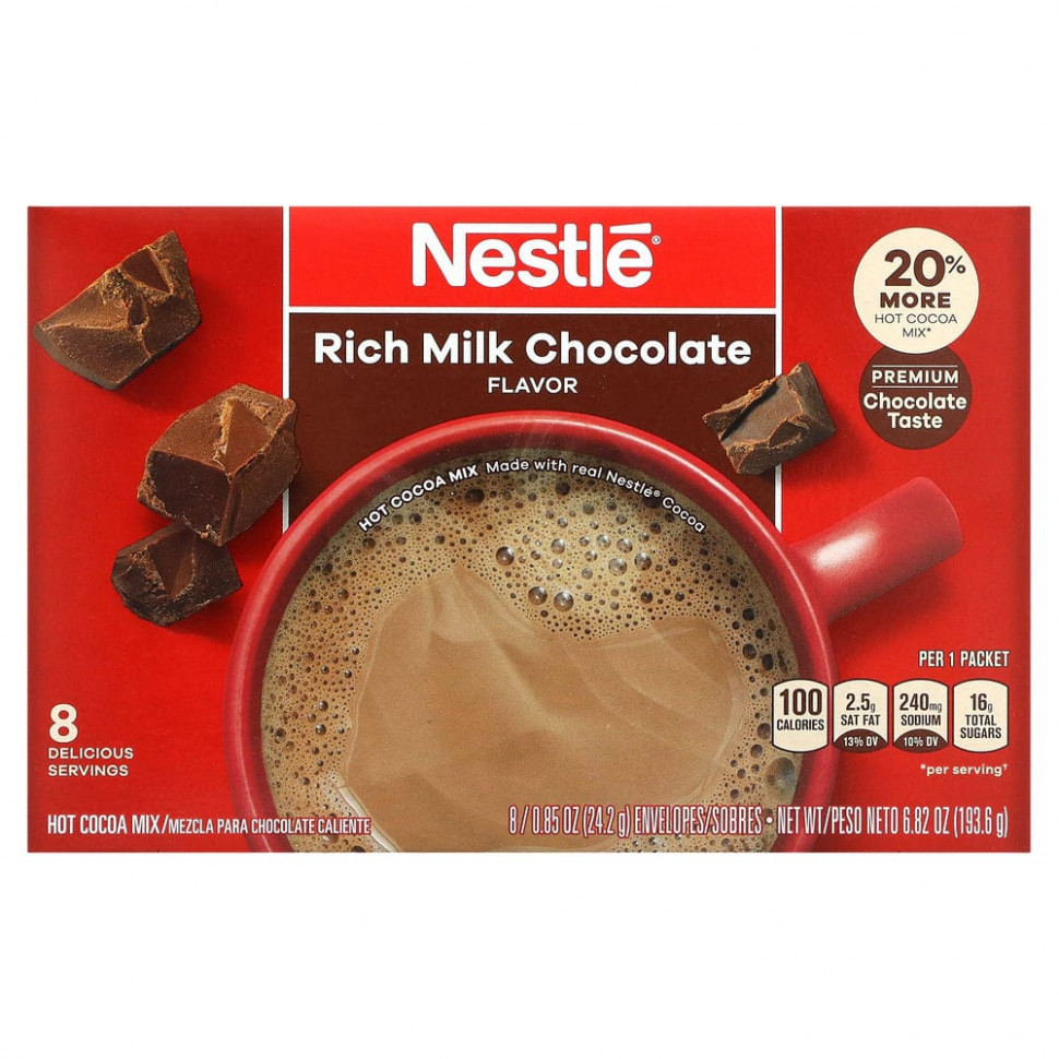  Nestle Hot Cocoa Mix, Hot Cocoa Mix,   , 8 , 24,2  (0,85 )    -     , -, 