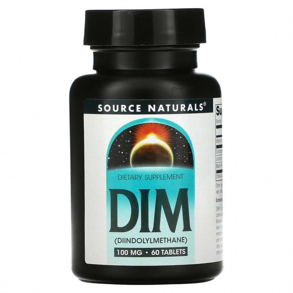  Source Naturals, DIM (), 100 , 60     -     , -, 