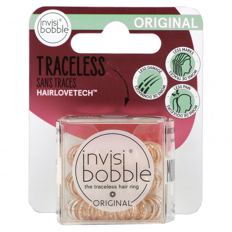  Invisibobble, Original,    , Bronze Me Pretty, 3 .      -     , -, 