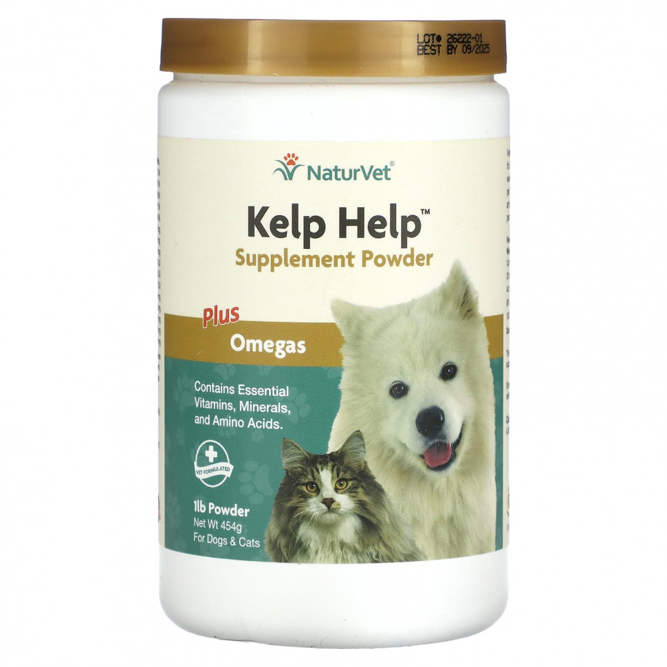  NaturVet,   Kelp Help Plus Omegas,    , 454  (1 )    -     , -, 