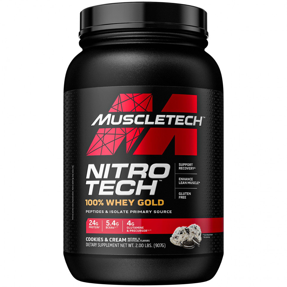  Muscletech, Nitro Tech, 100% Whey Gold,  ,   , 1,00  (2,21 )    -     , -, 