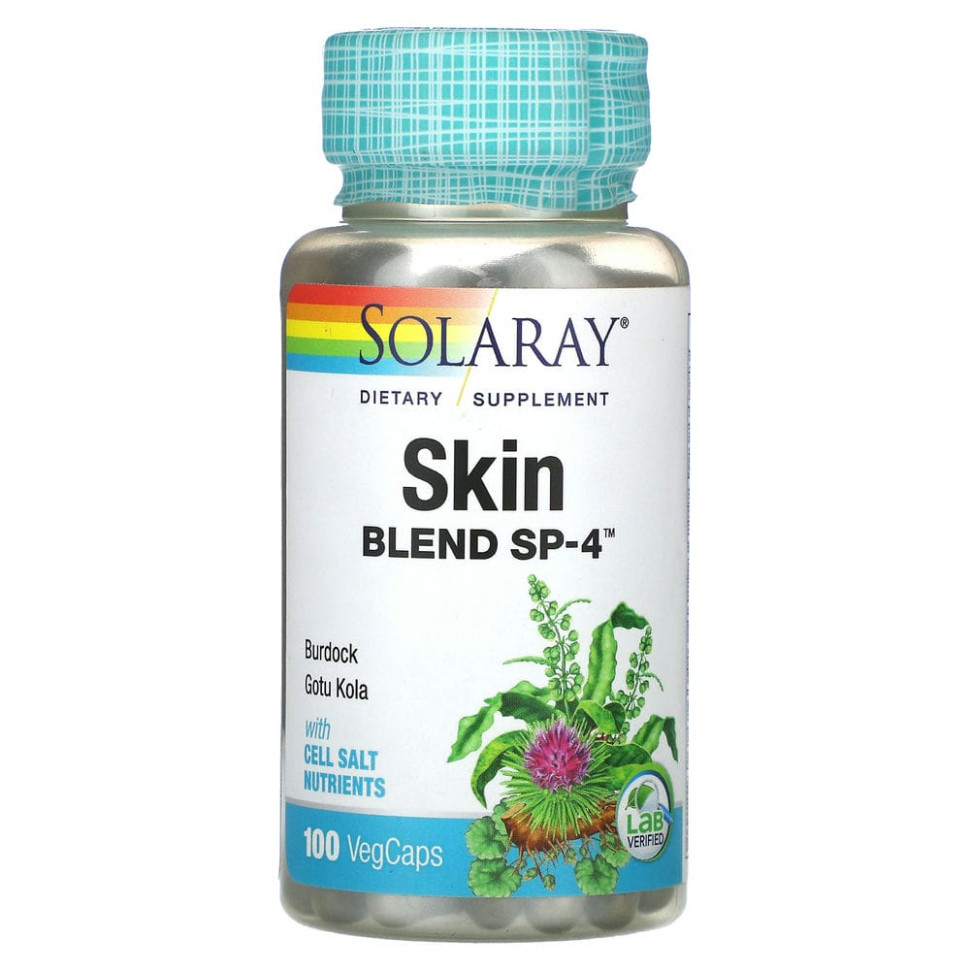  Solaray, Skin Blend, SP-4, 100      -     , -, 