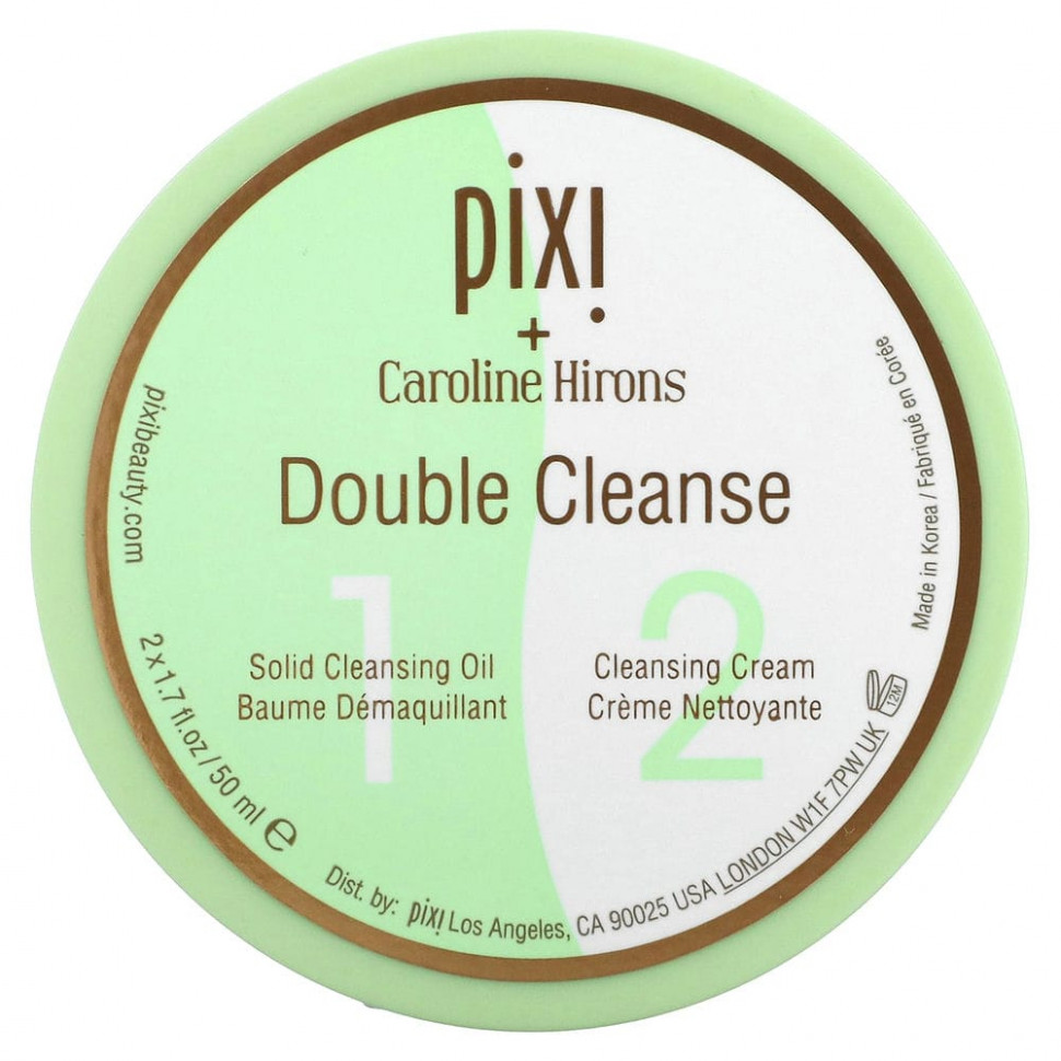  Pixi Beauty, Double Cleanse 2-in-1, 1.69 fl oz (50 ml) Each    -     , -, 