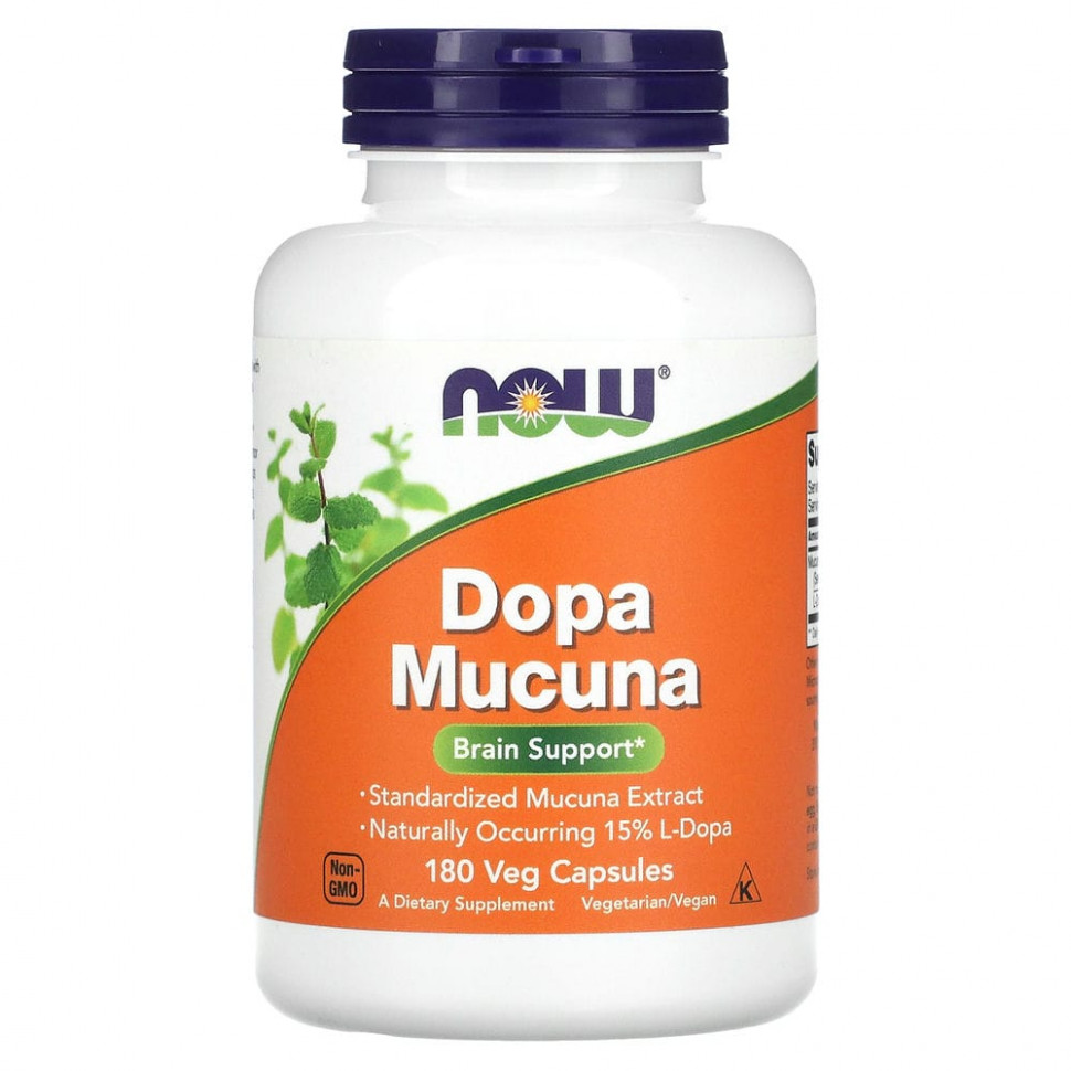  NOW Foods, Dopa Mucuna, 180      -     , -, 