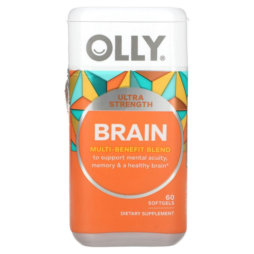  OLLY, Ultra Strength Brain, 60      -     , -, 