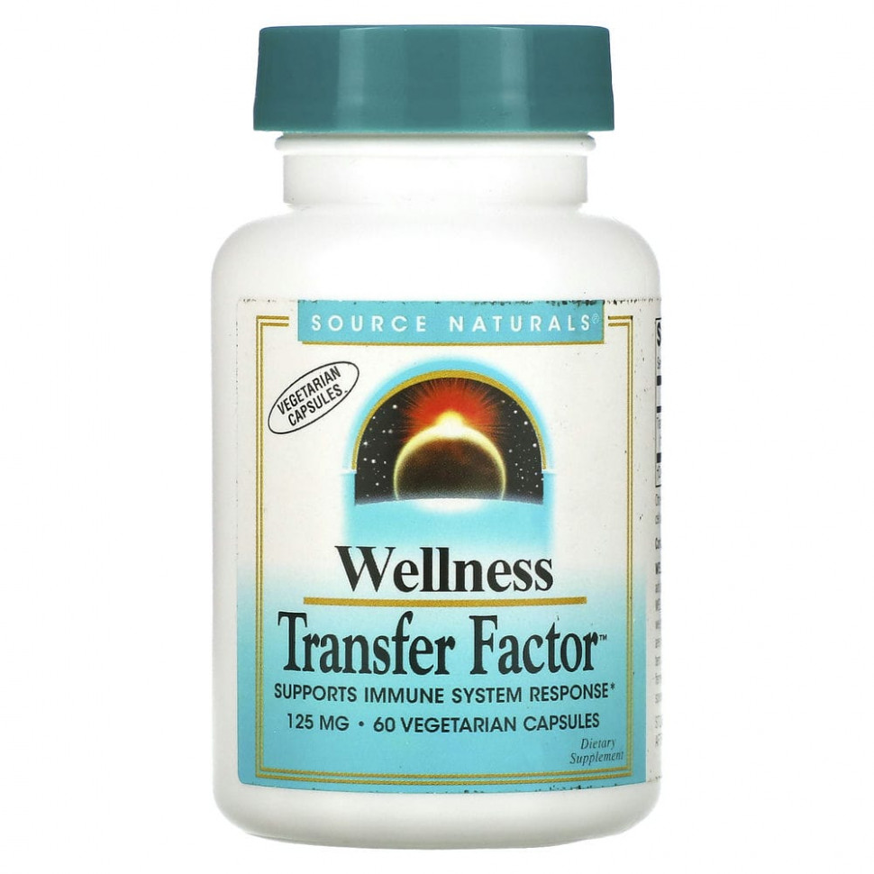  Source Naturals, Wellness Transfer Factor, 125 , 60      -     , -, 