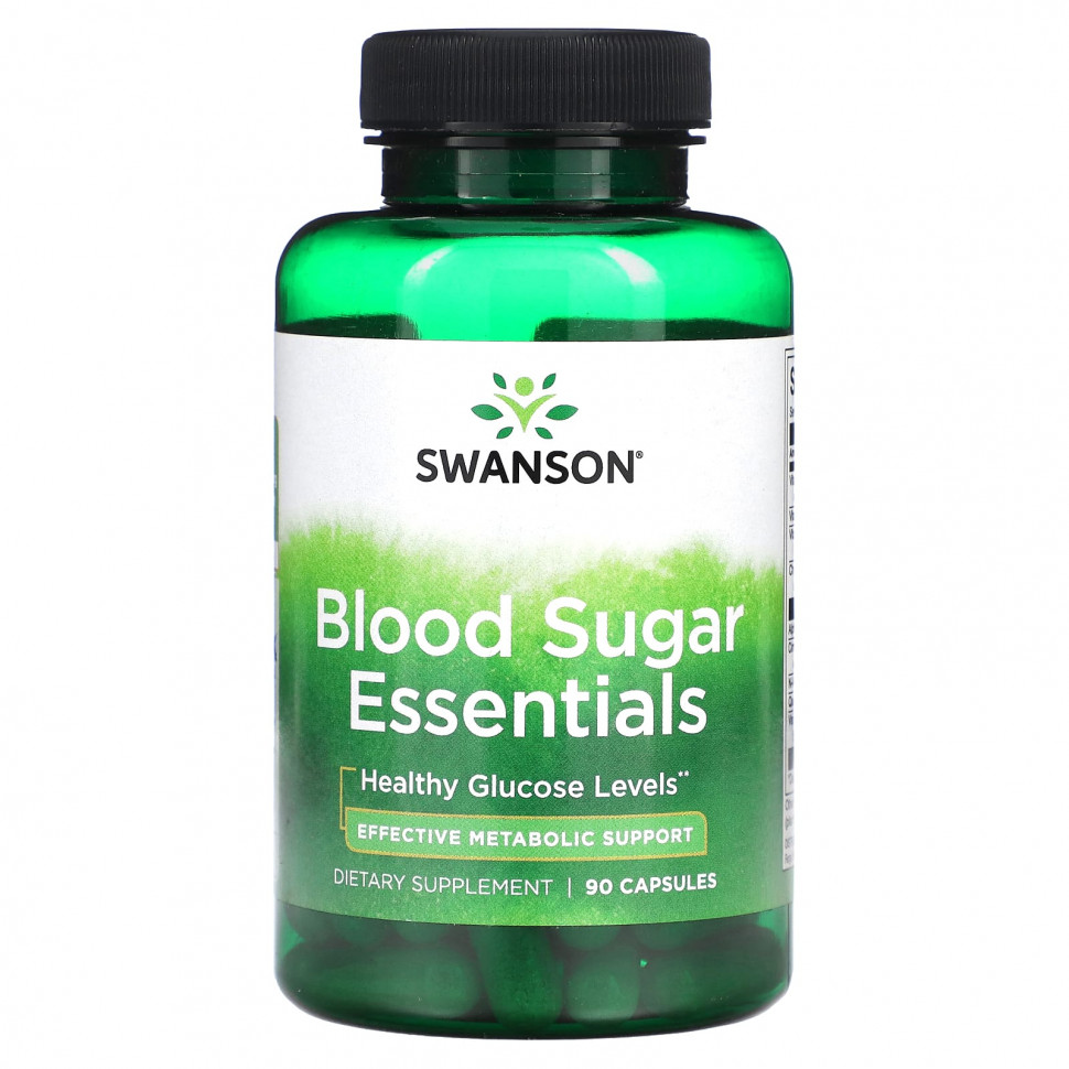  Swanson, Blood Sugar Essentials, 90     -     , -, 